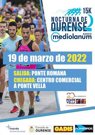 Fechas, información, programa, cartel, imágenes, mapa y ubicación de 15K Nocturna  en  Ourense