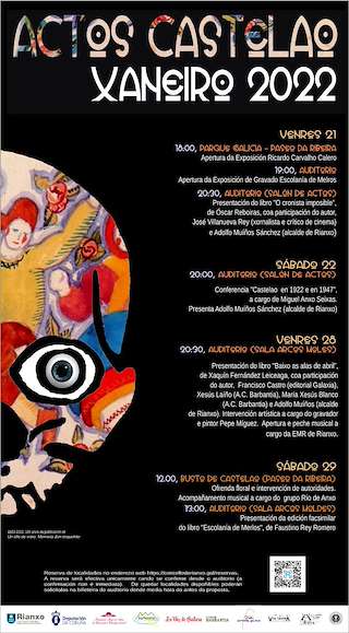 Fechas, información, programa, cartel, imágenes, mapa y ubicación de Actos Castelao  en  Rianxo
