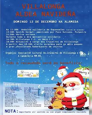 Fechas, información, programa, cartel, imágenes, mapa y ubicación de Aldea Navideña de Vilalonga  en  Sanxenxo