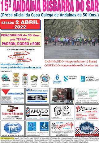 Fechas, información, programa, cartel, imágenes, mapa y ubicación de XVII Andaina Bisbarra do Sar  en  Padrón