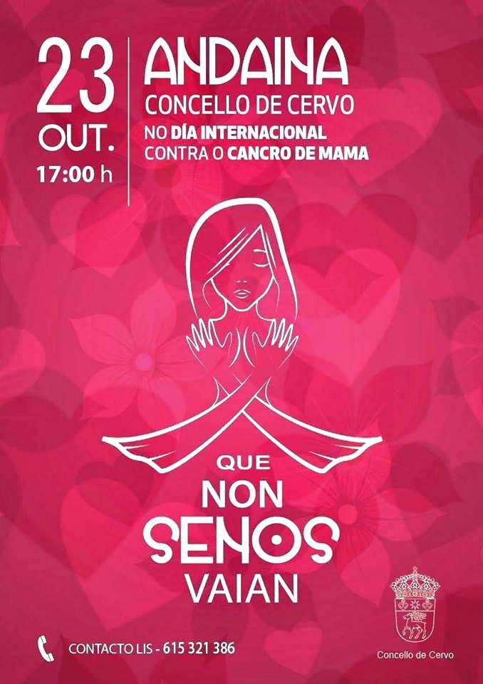 Andaina Contra o Cancro de Mama en Cervo