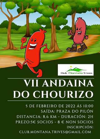 Fechas, información, programa, cartel, imágenes, mapa y ubicación de IX Andaina do Chourizo   en  A Pobra de Trives
