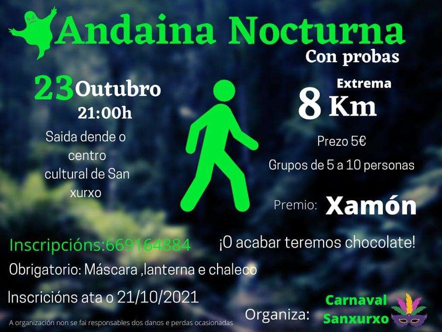 Andaina Nocturna de Pánico de San Xurxo  en Salceda de Caselas