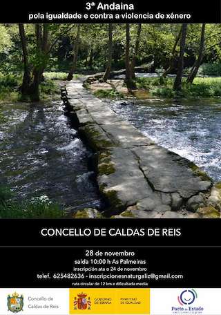 Fechas, información, programa, cartel, imágenes, mapa y ubicación de IV Andaina pola Igualdade e Contra a Violencia de Xénero  en  Caldas de Reis