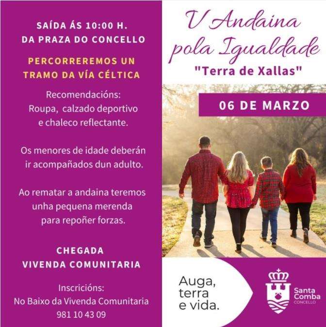 VII Andaina pola Igualdade Terra de Xallas en Santa Comba