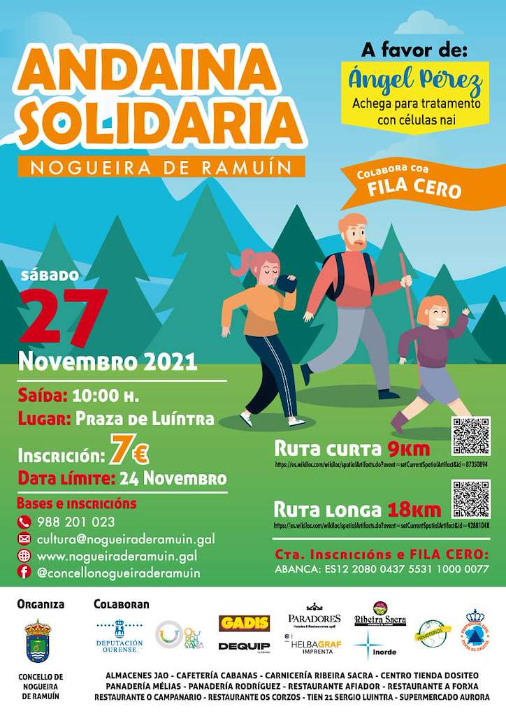 Andaina Solidaria en Nogueira de Ramuín