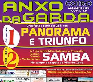 Fechas, información, programa, cartel, imágenes, mapa y ubicación de Anxo da Garda de Coiro  en  Mazaricos