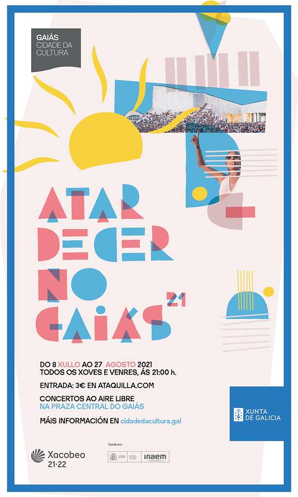 Atardecer no Gaiás (2024) en Santiago de Compostela