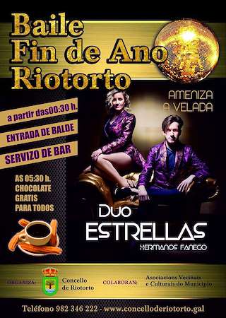 Fechas, información, programa, cartel, imágenes, mapa y ubicación de Baile de Fin de Ano  en  Riotorto