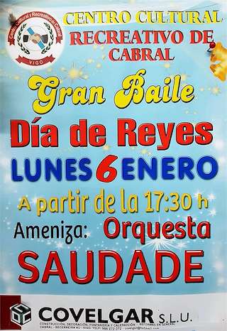 Fechas, información, programa, cartel, imágenes, mapa y ubicación de Baile de Reis de Cabral   en  Vigo