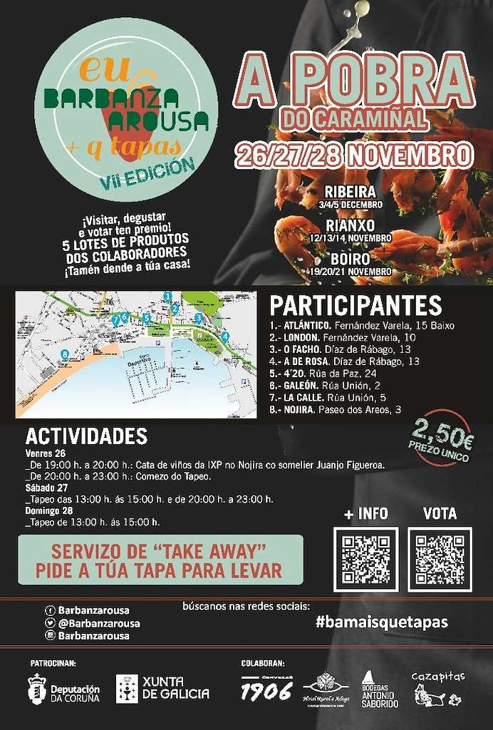 X Barbanza Arousa + Q Tapas en A Pobra do Caramiñal