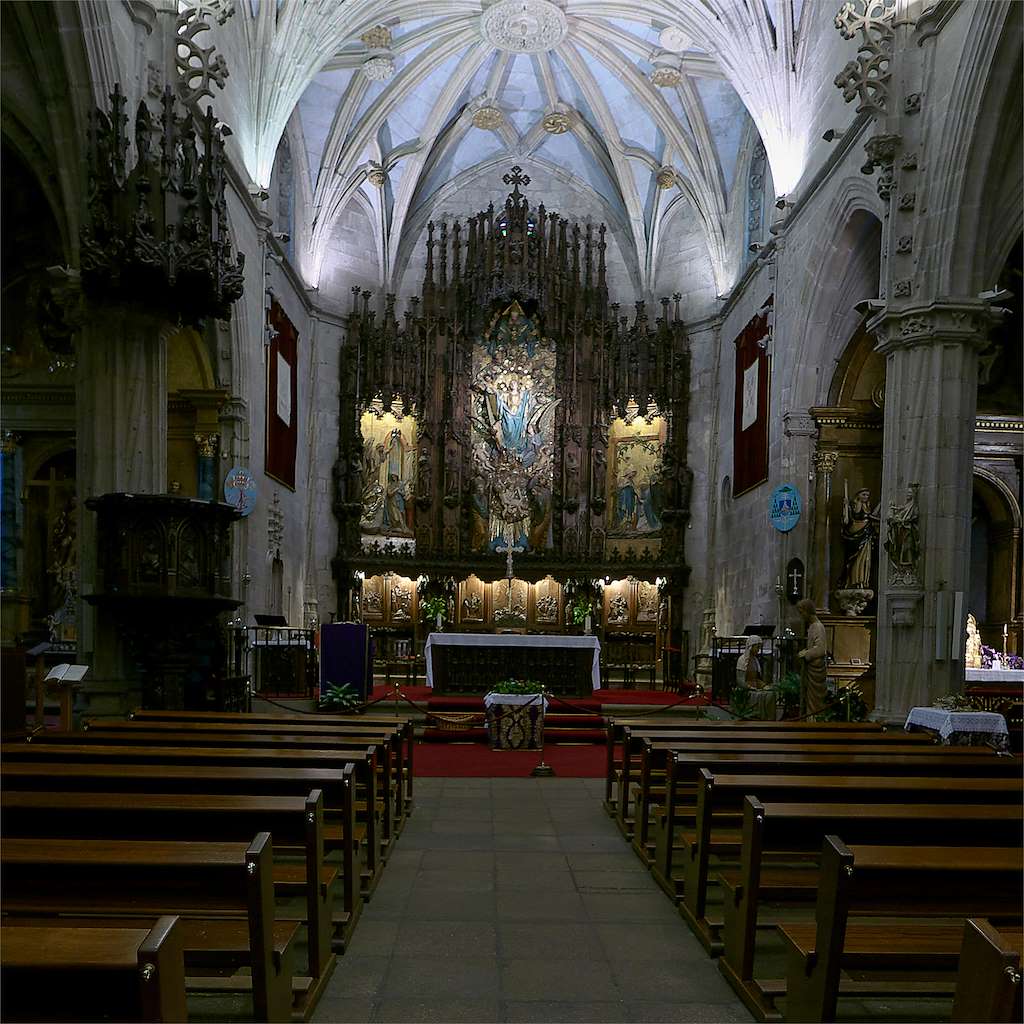 Basílica de Santa María la Mayor en Pontevedra