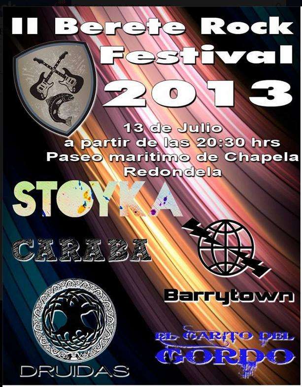 X Berete Rock en Redondela