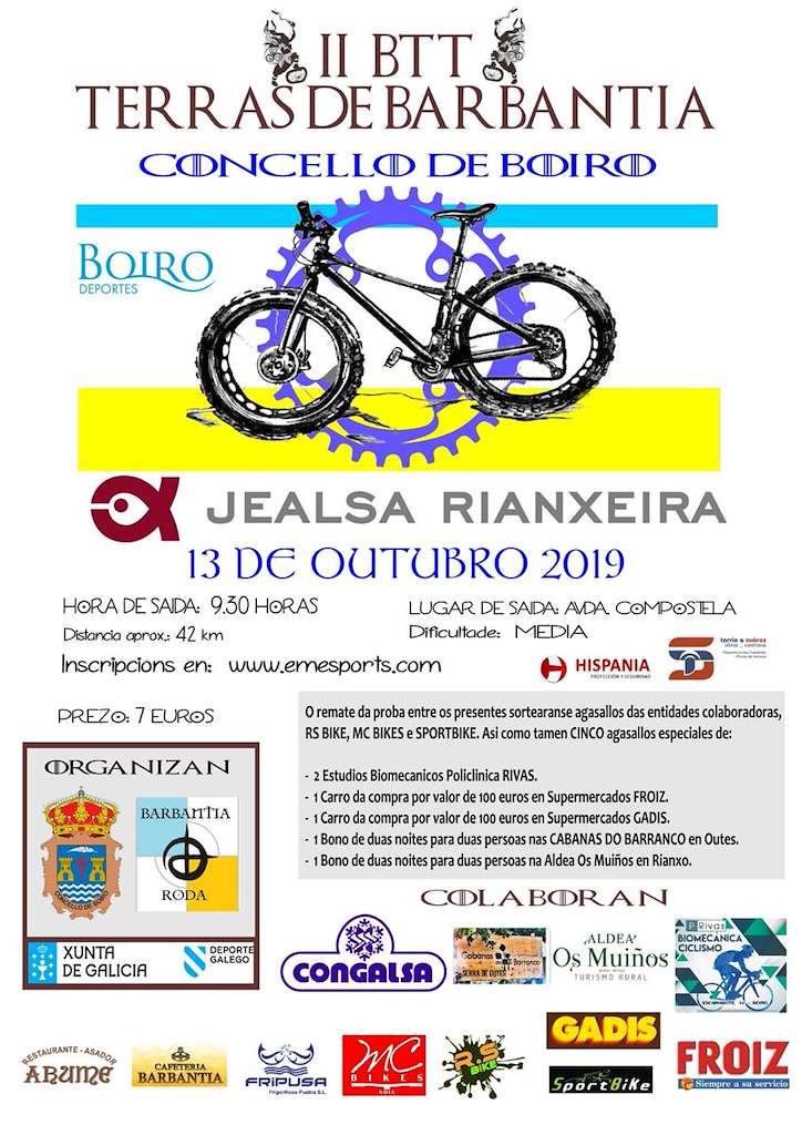 II BTT Terras de Barbantia en Boiro