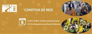 Cabalgata de Reis (2025) en O Pino