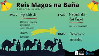 Fechas, información, programa, cartel, imágenes, mapa y ubicación de Cabalgata de Reis (2025)  en  A Baña