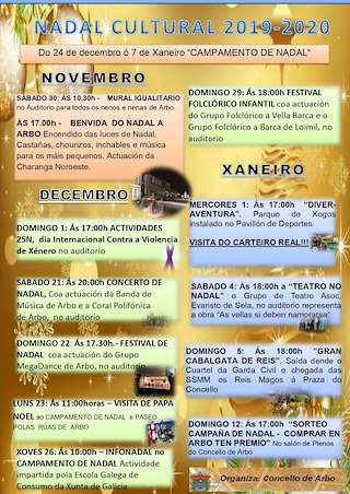 Fechas, información, programa, cartel, imágenes, mapa y ubicación de Cabalgata de Reis  en  Arbo