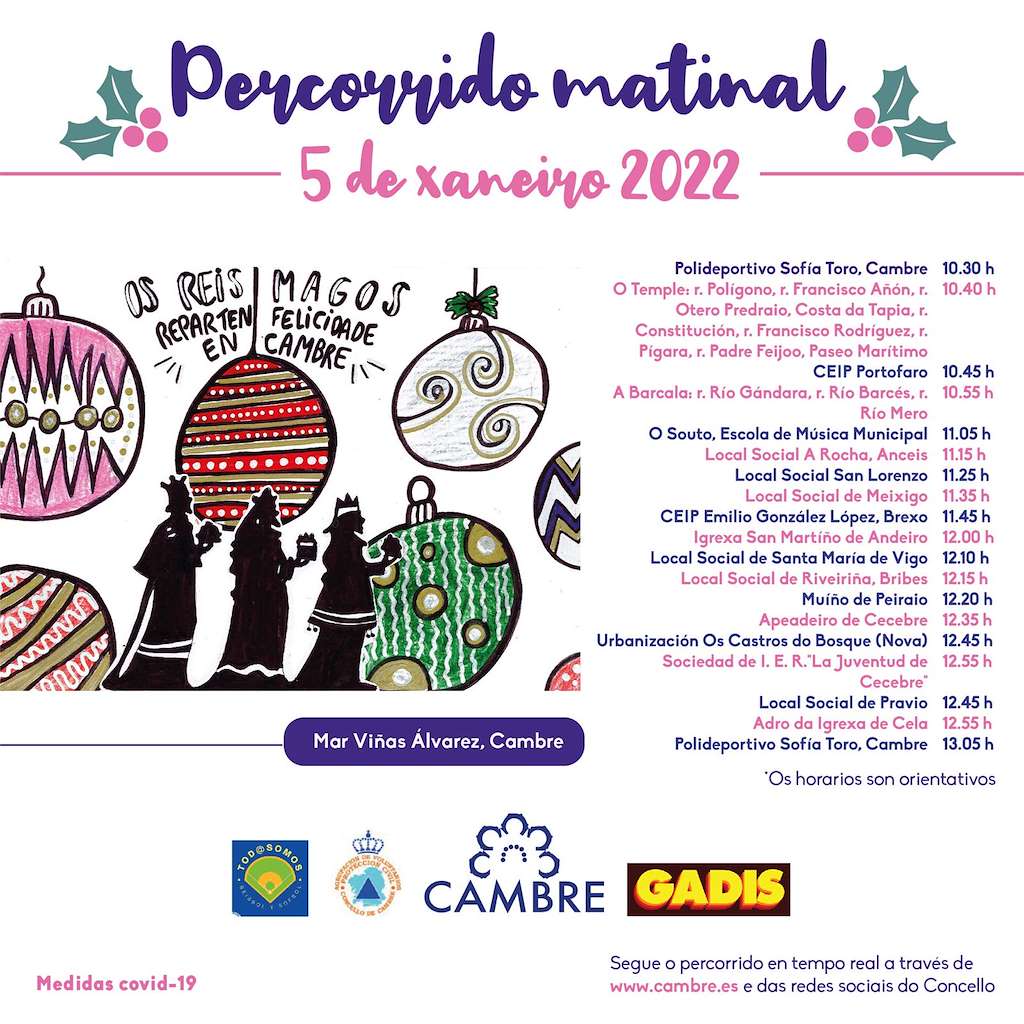 Cabalgata de Reis (2025) en Cambre