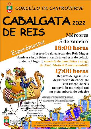 Fechas, información, programa, cartel, imágenes, mapa y ubicación de Cabalgata de Reis (2025)  en  Castroverde