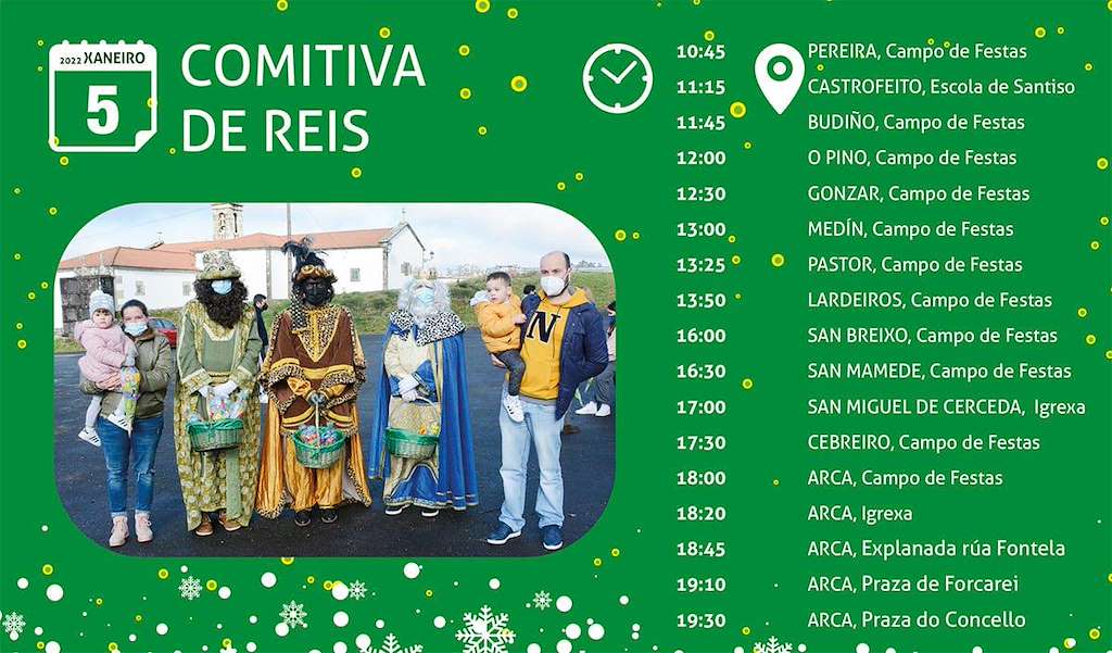 Cabalgata de Reis  (2025) en O Pino