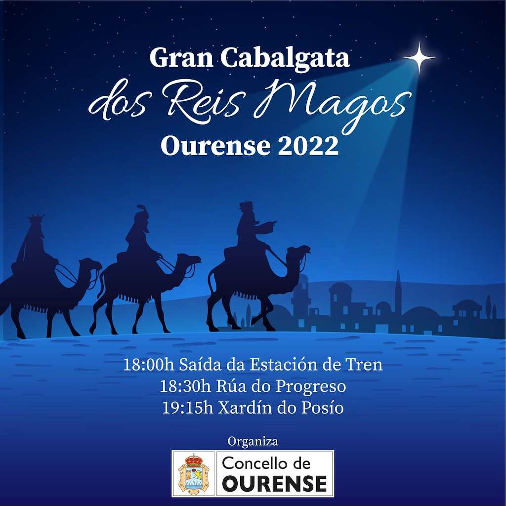 Cabalgata de Reis (2025) en Ourense