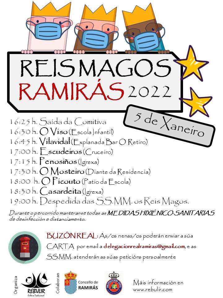Cabalgata Reis Magos (2025) en Ramirás