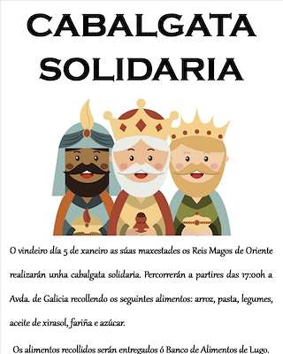 Fechas, información, programa, cartel, imágenes, mapa y ubicación de Cagalgata de Reis  en  A Fonsagrada