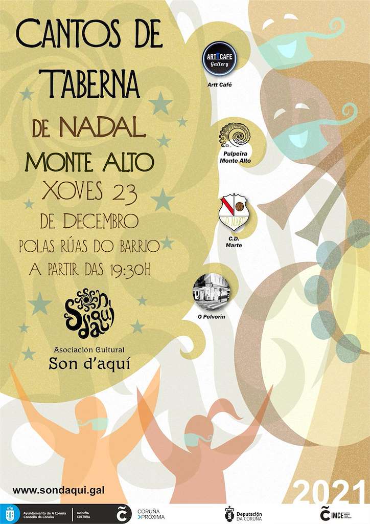 Cantos de Taberna de Nadal de Monte Alto en A Coruña