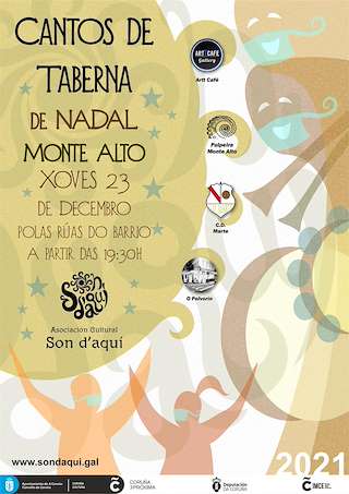 Fechas, información, programa, cartel, imágenes, mapa y ubicación de Cantos de Taberna de Nadal de Monte Alto  en  A Coruña