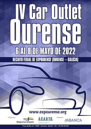 Fechas, información, programa, cartel, imágenes, mapa y ubicación de VI Car Outlet  en  Ourense