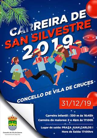 Carreira de San Silvestre Solidaria (2024) en Vila de Cruces