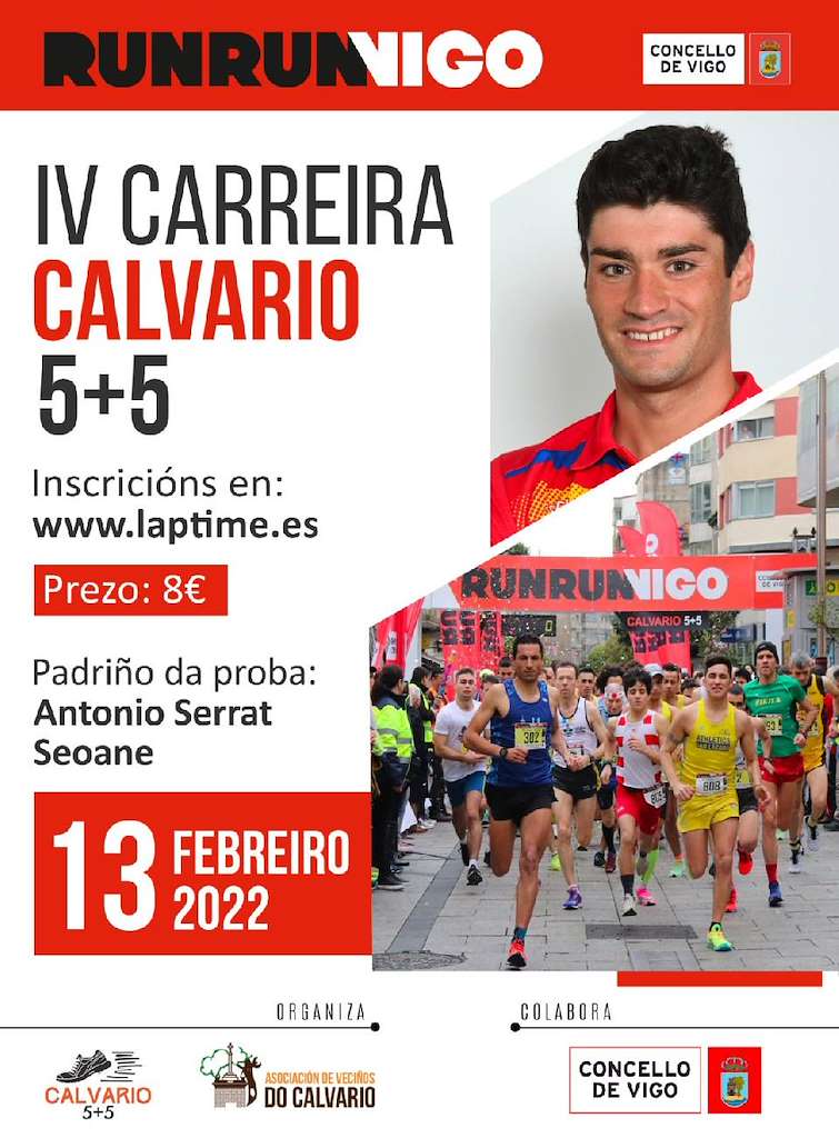 VI Carreira Calvario 5+5 en Vigo