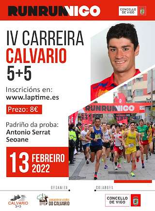 Fechas, información, programa, cartel, imágenes, mapa y ubicación de VI Carreira Calvario 5+5  en  Vigo