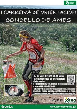 Fechas, información, programa, cartel, imágenes, mapa y ubicación de III Carreira de Orientación  en  Ames