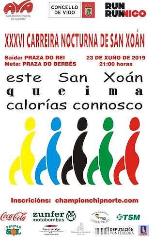 Fechas, información, programa, cartel, imágenes, mapa y ubicación de XL Carreira Nocturna de San Xoán  (2024)  en  Vigo