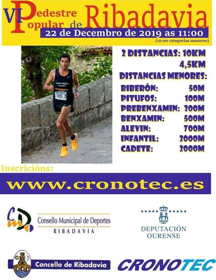 VIII Carreira Pedestre Popular en Ribadavia