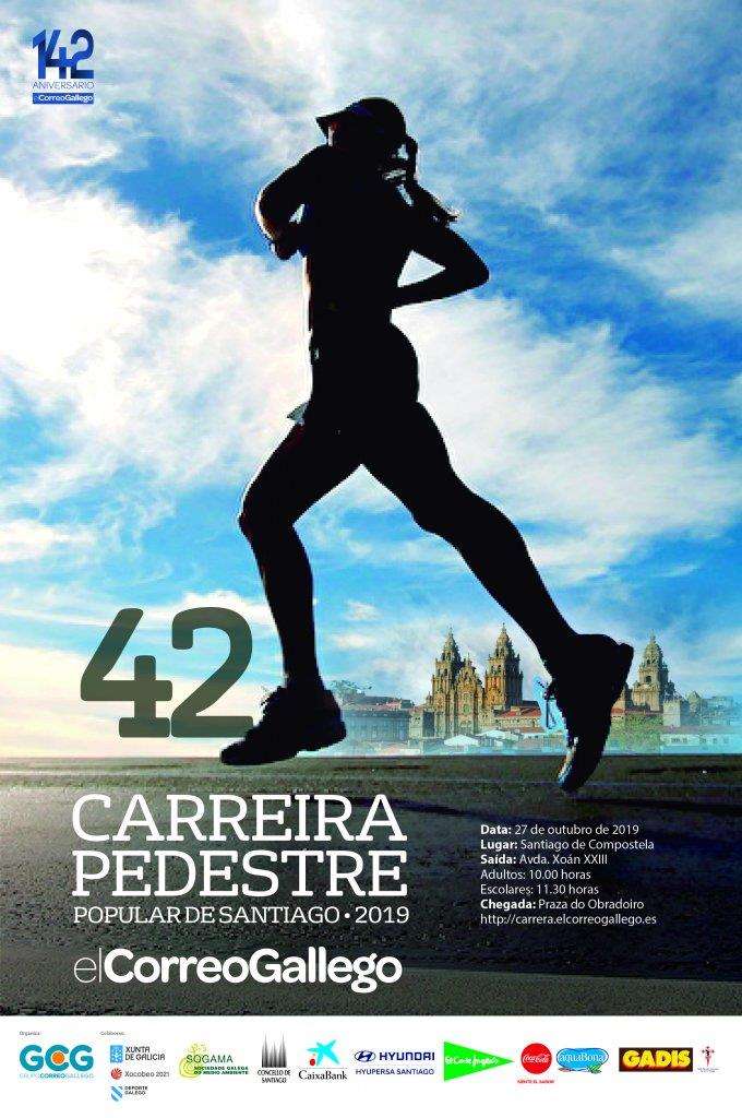 XLV Carreira Pedestre Popular (2024) en Santiago de Compostela