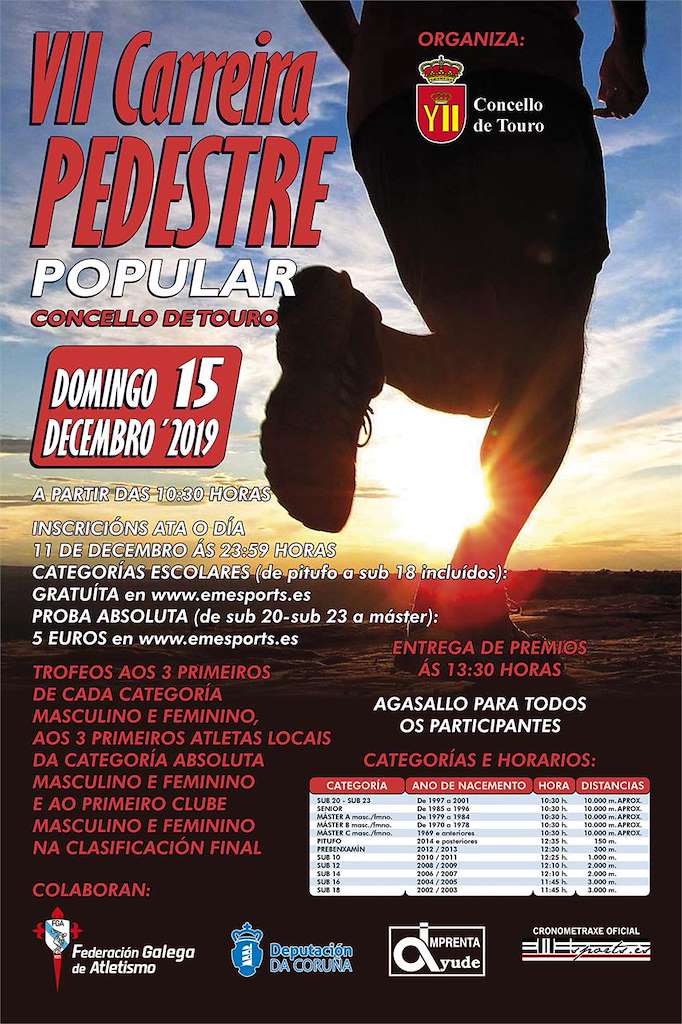 IX Carreira Pedestre Popular en Touro