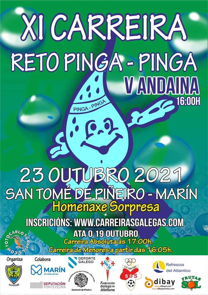 XIII Carreira Pinga Pinga  en Marín
