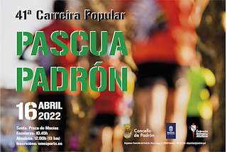 Fechas, información, programa, cartel, imágenes, mapa y ubicación de XLIII Carreira Popular de Pascua  en  Padrón