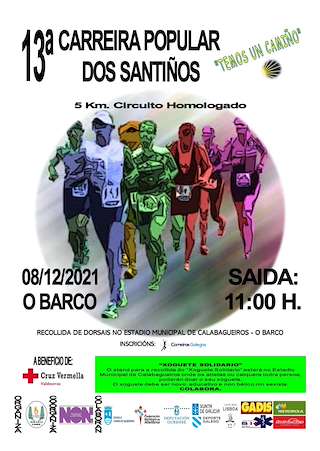 Fechas, información, programa, cartel, imágenes, mapa y ubicación de XV Carreira Popular dos Santiños  en  O Barco de Valdeorras