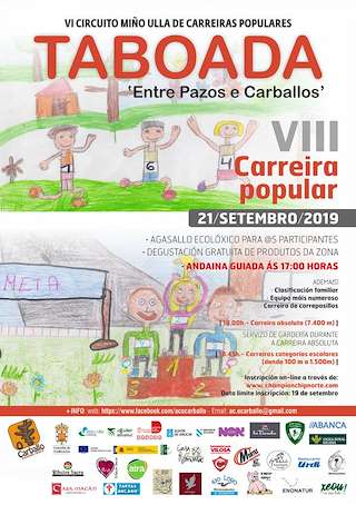Fechas, información, programa, cartel, imágenes, mapa y ubicación de X Carreira Popular "Entre Pazos e Carballos"  en  Taboada