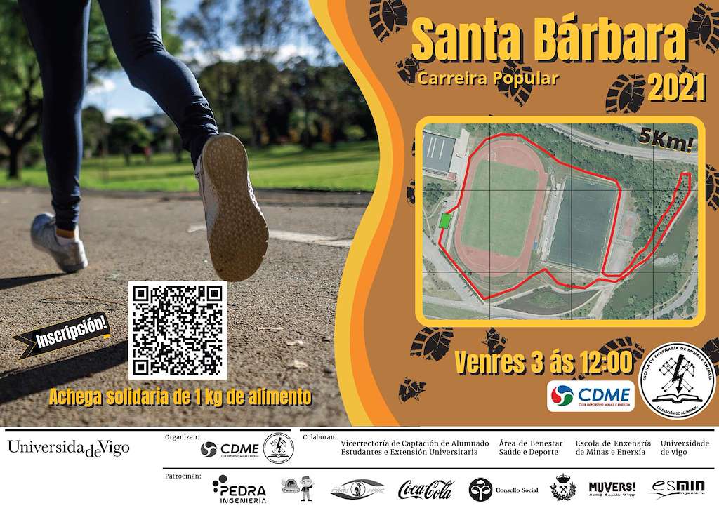 XIII Carreira Popular Santa Bárbara en Vigo