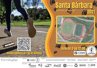 Fechas, información, programa, cartel, imágenes, mapa y ubicación de XIII Carreira Popular Santa Bárbara  en  Vigo
