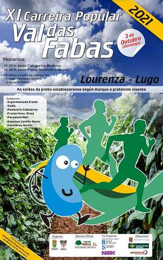 Fechas, información, programa, cartel, imágenes, mapa y ubicación de Carreira Popular Val das Fabas  en  Lourenzá