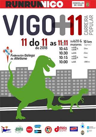 Fechas, información, programa, cartel, imágenes, mapa y ubicación de XV Carreira Popular VIGO + 11