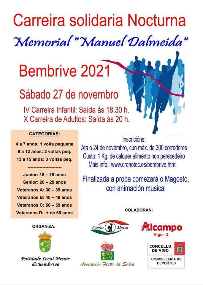 Carreira Solidaria Nocturna de Bembrive en Vigo