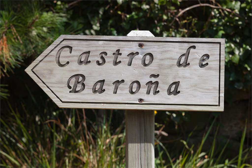 Castro de Baroña en Porto do Son