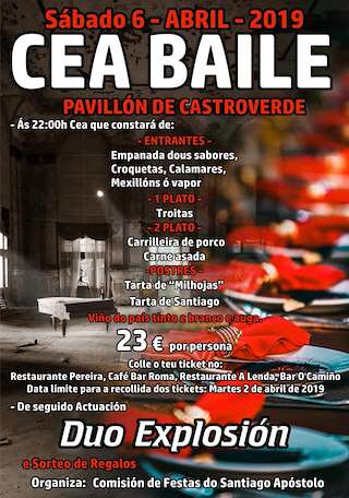 Fechas, información, programa, cartel, imágenes, mapa y ubicación de Cea - Baile   en  Castroverde