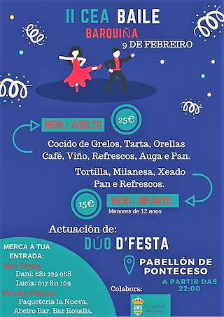 Fechas, información, programa, cartel, imágenes, mapa y ubicación de Cea Baile da Barquiña   en  Ponteceso